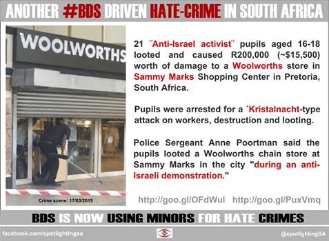 Anti-BDS Spotlighting