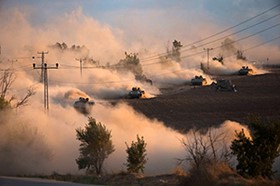 Gaza - tanks entering