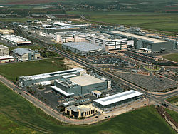 Intel HP and Micron production plants in Kiryat Gat