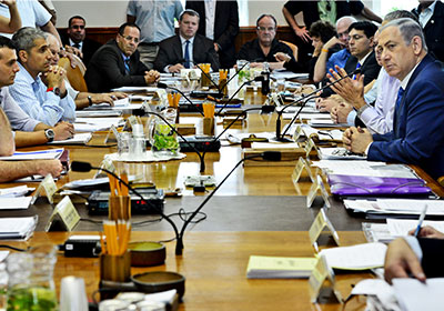 Israel cabinet meeting December