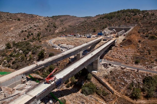 Israel High Speed train tunnels and bridges