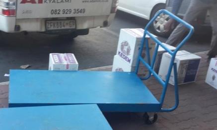 KW wine sale - trolleys