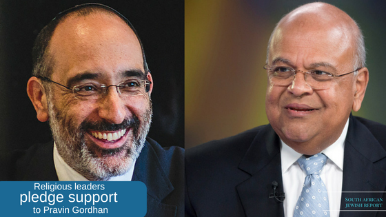PravinG and Chief Rabbi Goldstein
