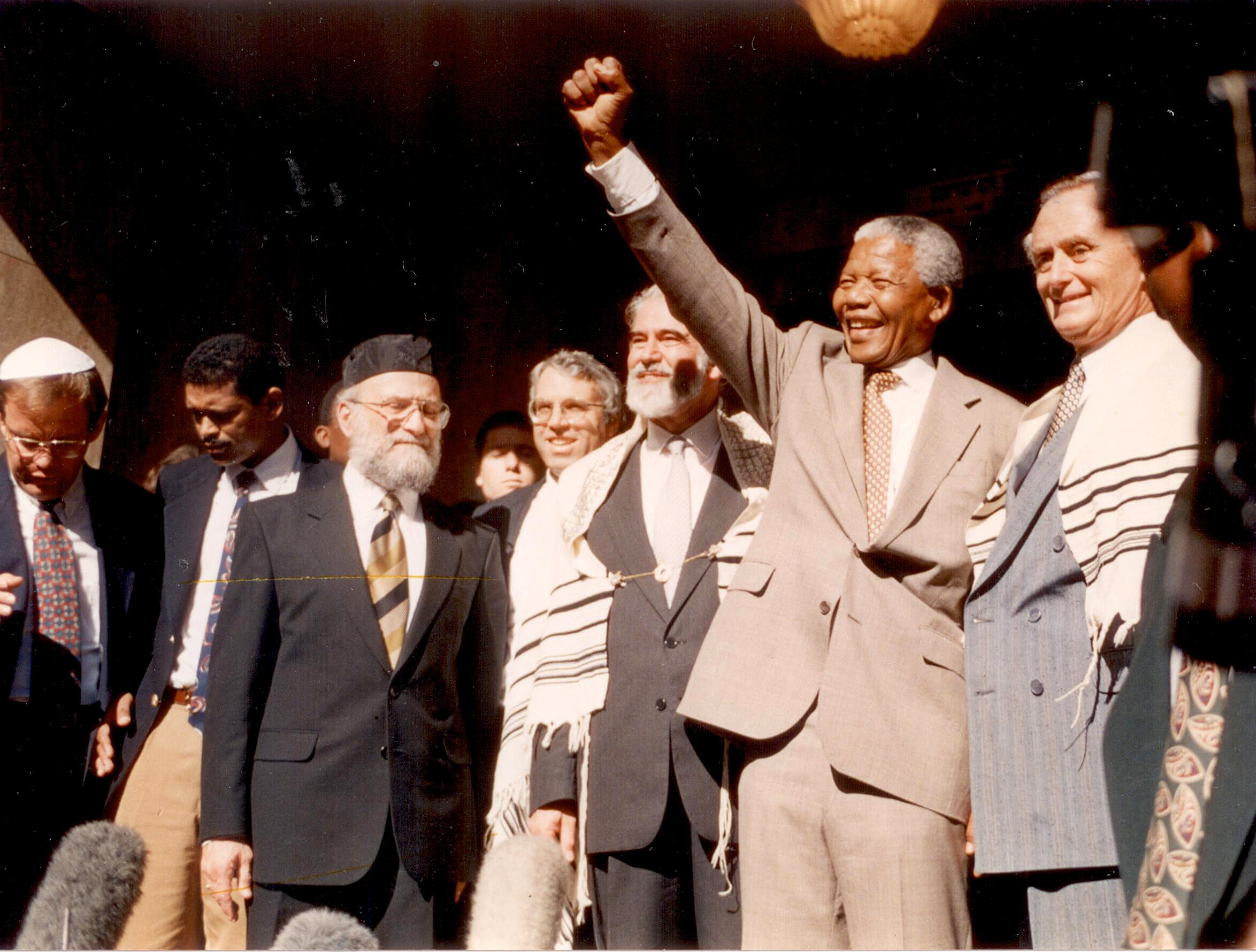 The day Mandela came to shul